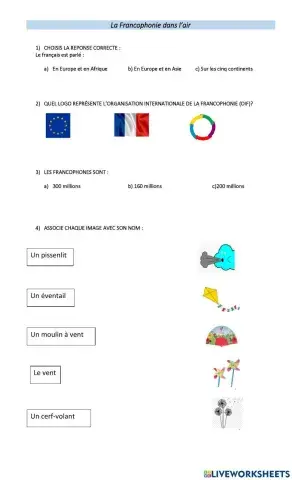 La francophonie dans l-air