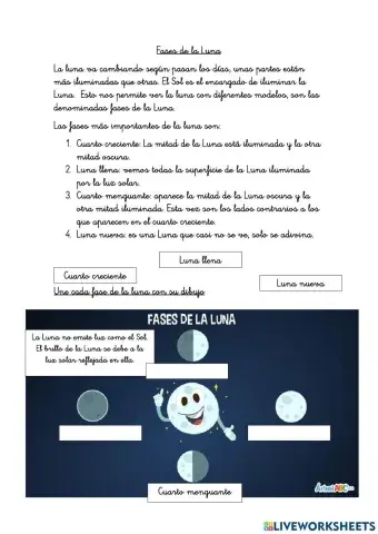 Las fases de la Luna