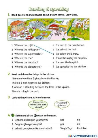 Prepositions of place
