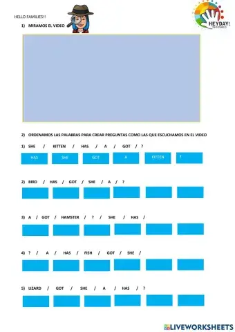 Heyday-second grade- class 03-06