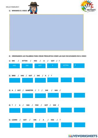 Heyday-second grade- class 03-06