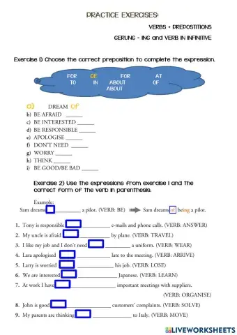 Gerund and prepositions
