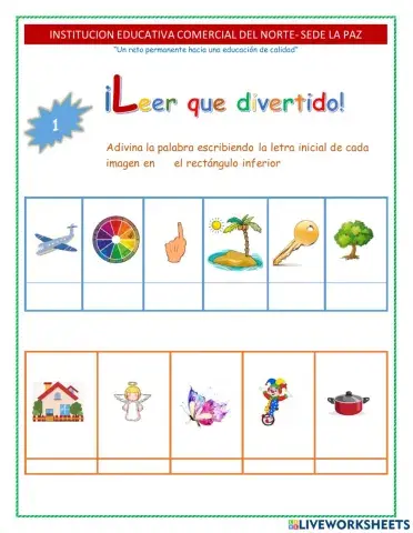 Español primer grado