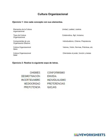 Cultura Organizacional