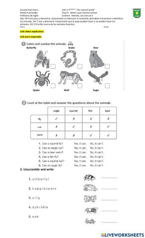 Class 6 unit 2 3rd grade
