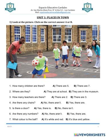 Places in town - Make-up TP