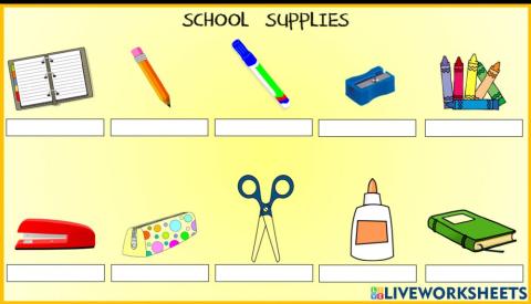School supplies