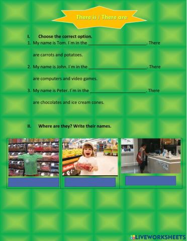 There is and There are