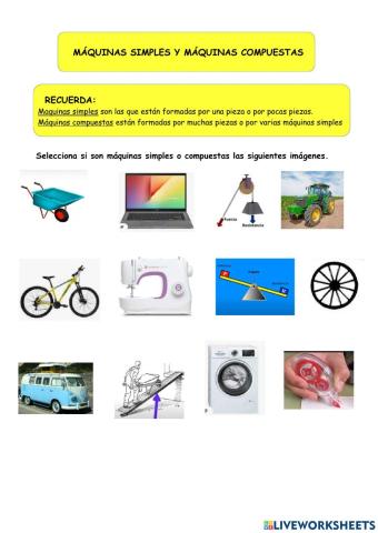 Máquinas simples y compuestas