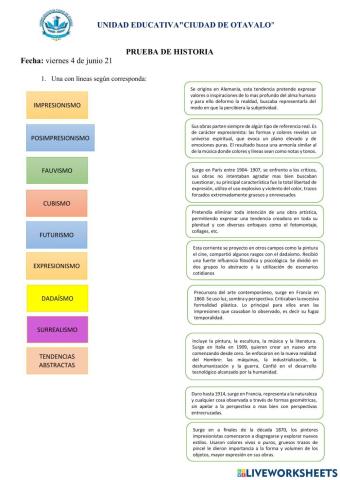 Movimientos artísticos