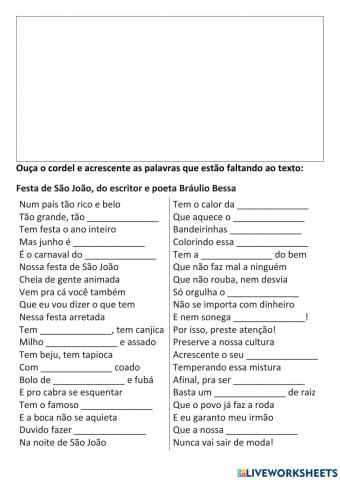 Festa de São João, por Bráulio Bessa