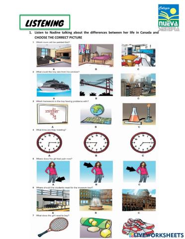 Reading and listening Pet 1