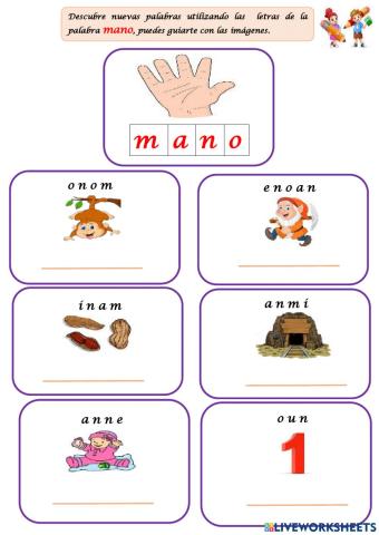 Formando palabras nuevas