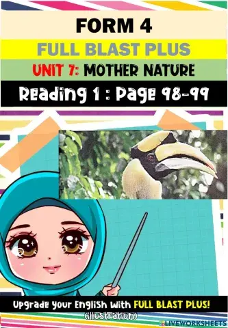 Full Blast Unit 7 (page 98-99: Reading 1)