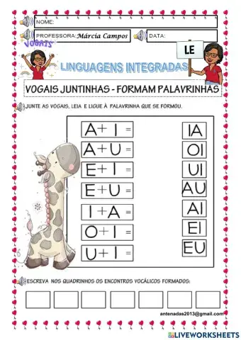 Encontros vocálicos