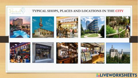 Vocabulary test - the city part 3