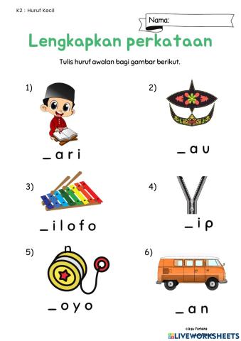 Huruf Kecil Bahagian 4