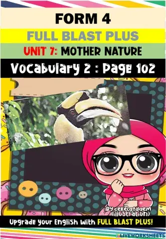 Full Blast Unit 7 (page 102: VOCABULARY 2)