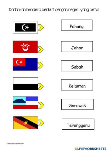 Bendera Negeri di Malaysia