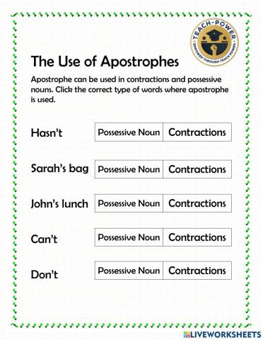 Apostrophe