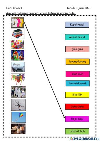Kata Ganda Penuh (Padankan)