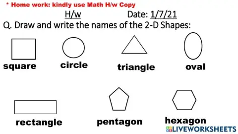 2d shapes