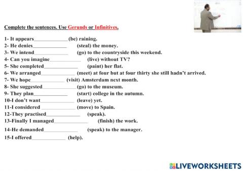 Gerund OR Infinitive