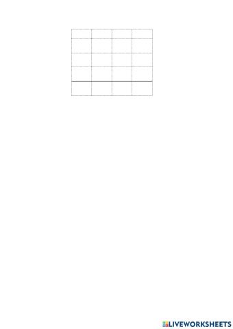 Plantilla de operaciones matemáticas