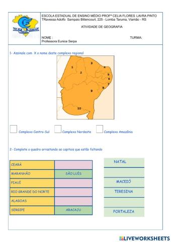 ADAP Exercícios Nordeste