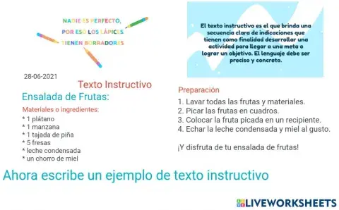 Texto instructivo