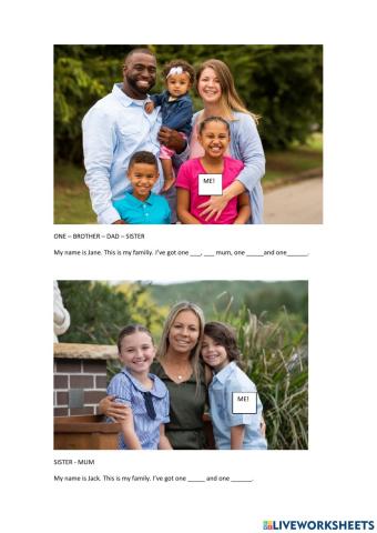 Family members inclusive