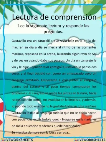 Lectura comprensiva