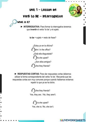 FinEs English I Lesson 4