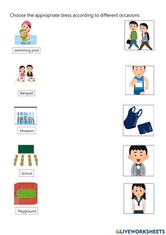 Appropriately dressed