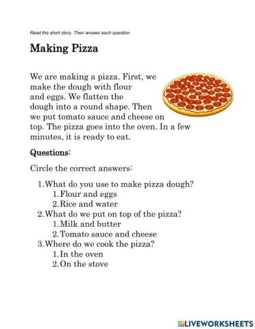 Reading comprehension-details