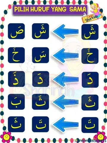 Huruf hijaiyah yang sama