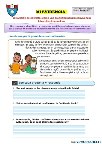 La solución de conflictos como una propuesta para la convivencia intercultural armoniosa