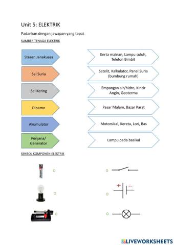 Sumber dan Simbol Elektrik