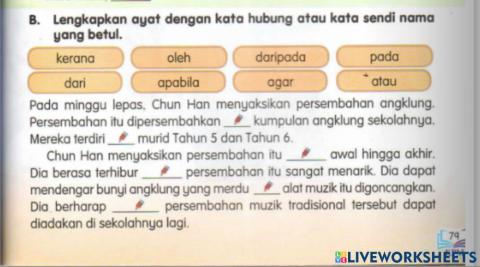 Kata Hubung dan Kata Sendi Nama