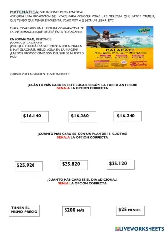 Situaciones problemática