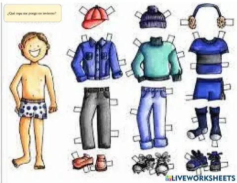 Ropa de invierno arrastrar