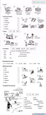 Children 3 - test 3 and 4-A
