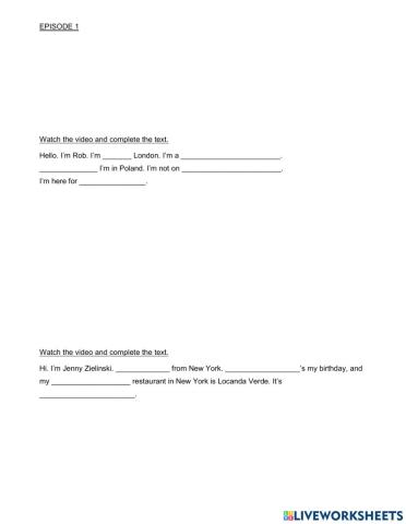 E F Beg Episode 1 Introducing Rob and Jenny