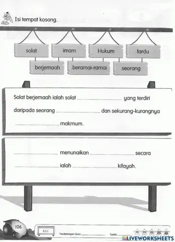 Solat berjemaah thn 6