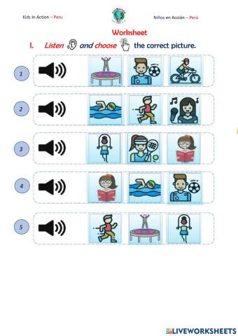 Pre Starters 5 Class 1