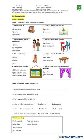 Class 3 unit 3 3rd grade