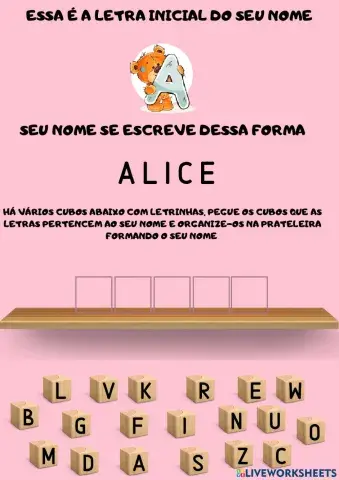 Nome próprio - alice