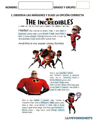 Descripción personal