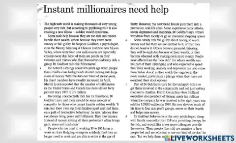 Reading Comprehension