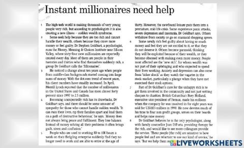 Reading Comprehension